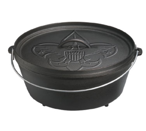 Lodge Cast Iron Scouts Camp Dutch Oven - Thumbnail 4