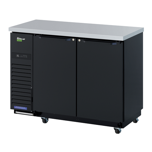 Turbo Air TBB-24-48SBD-N6 Super Deluxe Narrow Back Bar Cooler 49-1/8W x 24-1/2D x 35-3/8H 12.2 cu.ft. Energy Star