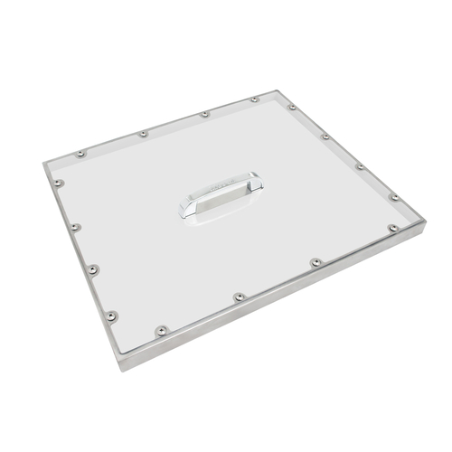 Turbo Air PC-36J Clear Pan Cover 27-3/8 x 22-1/2 x 1-1/4 for JBT-36