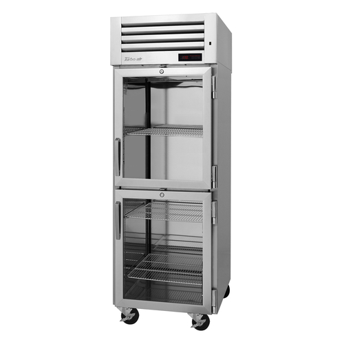 Turbo Air PRO-26-2H2-G-L Heated Cabinet 26 cu ft One Section Glass Doors Digital Control Energy Star