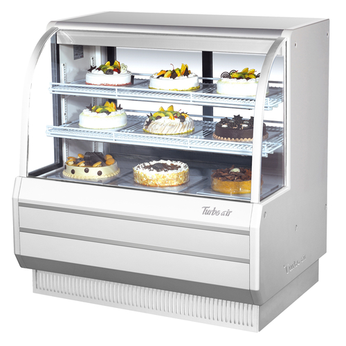 Turbo Air TCGB-48-WB-N Refrigerated Bakery Display Case 48 1/2 inch W 15.6 cu.ft Self Cleaning Condenser