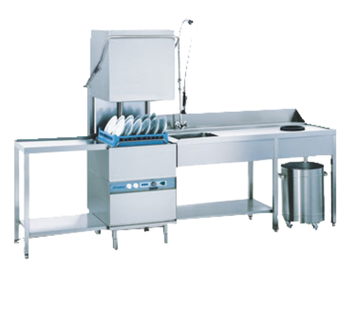 Eurodib USA Lamber L21EKS 30-Rack Upright Dishwasher with 6kW Booster Element and Electronic Control