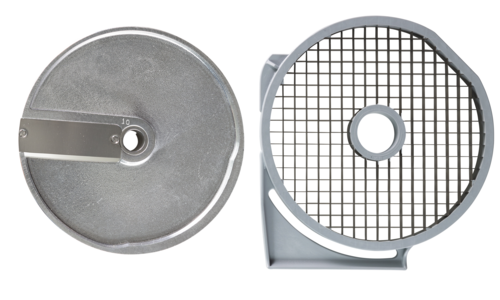Eurodib Dito Sama 8.07"W Dicing Set with 10mm Aluminum Slicing Pressed Disc