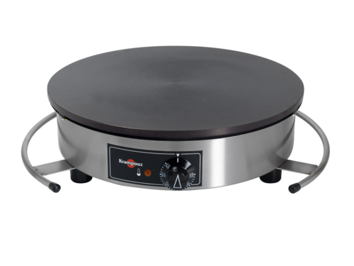 Eurodib USA Krampouz CEBIR4BS Crepe Maker: 40 cm Electric, Cast Iron Griddle, Thermostatic Control