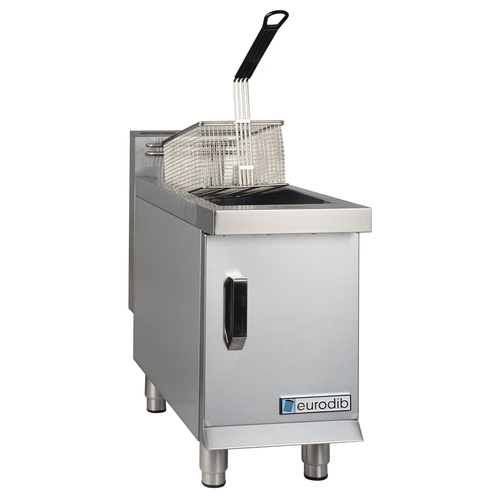 Eurodib Eurodib T-CF15 Countertop Gas Fryer with (2) Burners, 15 lb Capacity, Stainless Steel