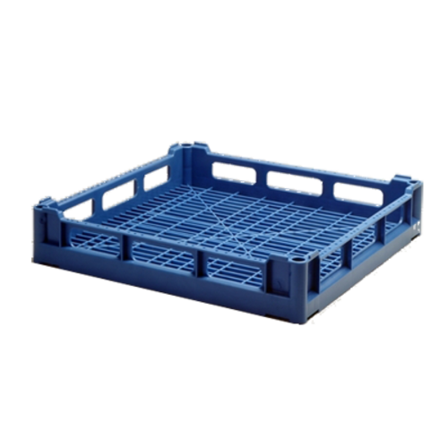 Eurodib USA Lamber Dishwasher Blue Plastic Open Rack (19-3/4" x 19-3/4" x 4")
