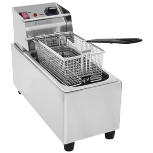 Eurodib SFE01860D-120 Electric Countertop Fryer, Single Well, 8-1/2 qt. (8 L) Oil Capacity