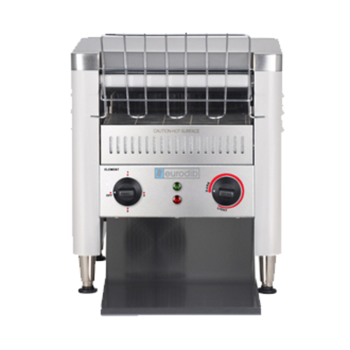 Eurodib SFE02710 Conveyor Toaster: Horizontal Conveyor, Multi-Bread, 2.2" Opening
