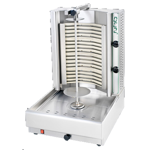 Eurodib USA Visvardis DE2A Electric Gyro Machine: 33" High, 66-100lbs Capacity