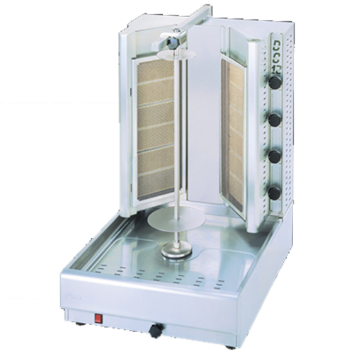 Eurodib USA Visvardis DG12V Turbo Gyro Machine: 130-145 lb. Capacity, 72,000 BTU