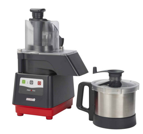 Eurodib USA SUPERCUBE Vegetable Slicer & Cutter Mixer, Stainless Steel 3.6 LT, 1800 RPM