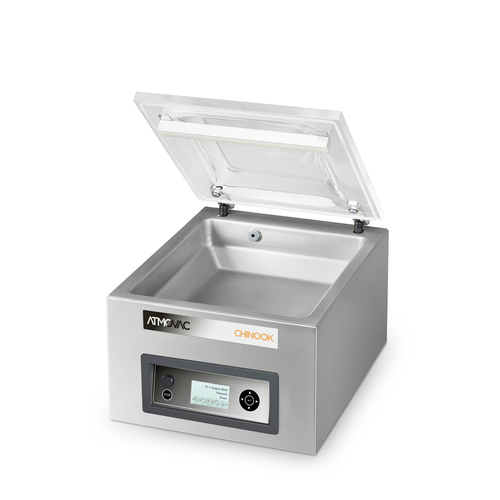 Eurodib USA ATMOVAC CHINOOK14PLUS Vacuum Packaging Machine: 14.5"W Chamber, 10 m³h Speed, 20 Programs