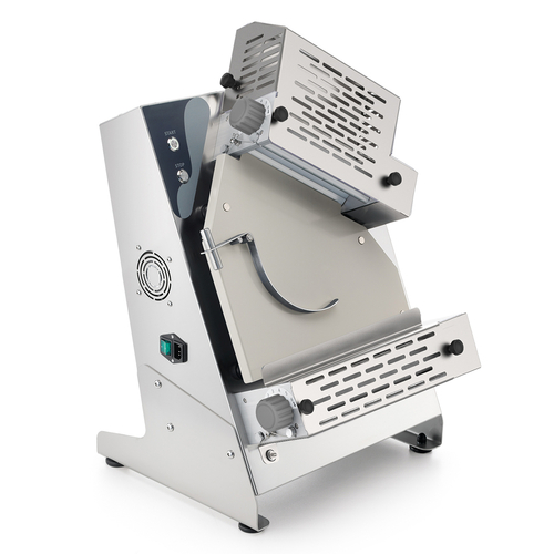 Eurodib P-ROLL 320/2+ Dough Roller: 18" x 18-1/2" x 15-1/4"H, Top & Bottom Rollers, 120V