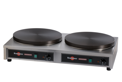 Krampouz CECIJ40AT Electric Crepe Maker, 40 cm, 2 Cast Iron Griddles