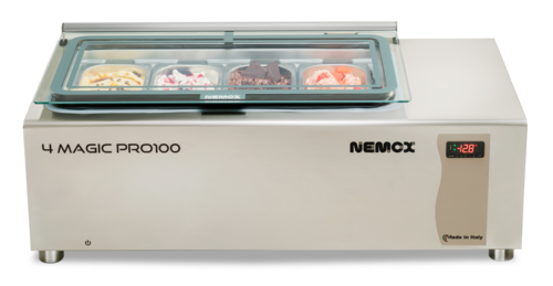Nemox 4 Magic Pro 100 Display Case with Insulated Refrigeration Cell and Accessories