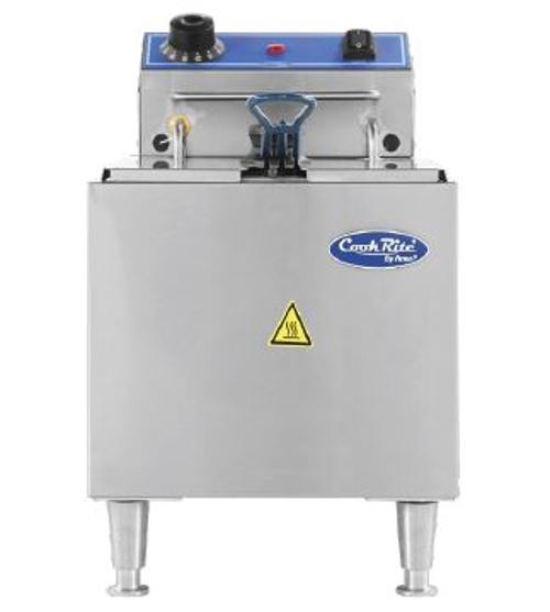 Atosa USA ACEF-16 Electric Countertop Fryer 16 lb Capacity Stainless Steel with Removable Baskets and Thermostat