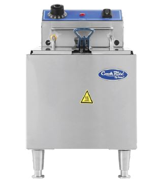 Atosa USA ACEF-16 Electric Countertop Fryer 16 lb Capacity Stainless Steel with Removable Baskets and Thermostat