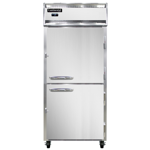 Continental Refrigerator 1FXNPTHD Extra-Wide Freezer Pass-Thru 36-1/4W One-Section Self-Contained Stainless Steel