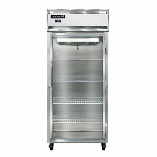 Continental Refrigerator 1FXNSSGD Extra Extra Wide Freezer Display 36-1/4 Inch One Section Stainless Steel