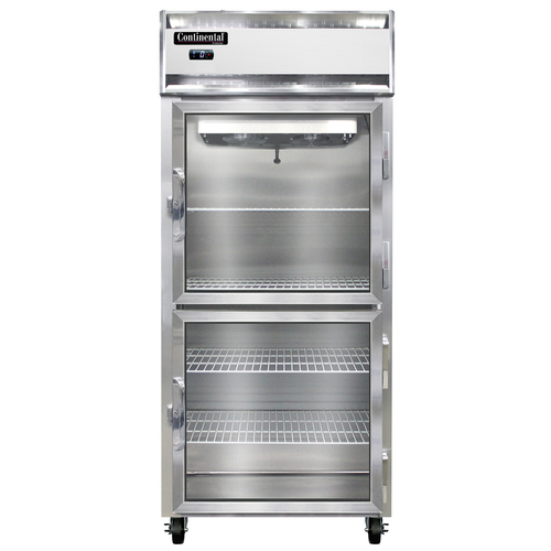 Continental Refrigerator 1FXNSSGDHD Extra Wide Freezer Display 36-1/4 Inch One Section Stainless Steel