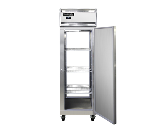 Continental Refrigerator 1RNSAPT Pass-Thru One-Section Self-Contained Stainless Steel Refrigerator