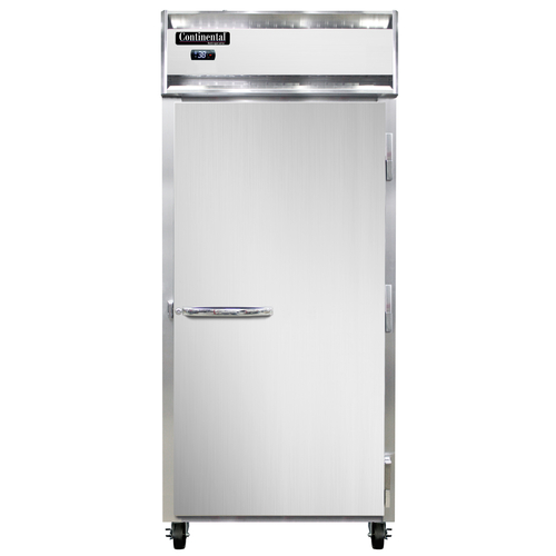 Continental Refrigerator 1RXN Extra-Wide Reach-In Refrigerator 36-1/4W One-Section Stainless Steel Energy Star