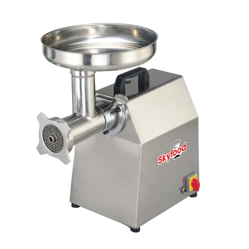 Skyfood Equipment SMG22 Heavy-Duty Meat Grinder Countertop #22 520 lbs/hour with Forward Reverse Switch Stainless Steel 115v 1-1/2 HP