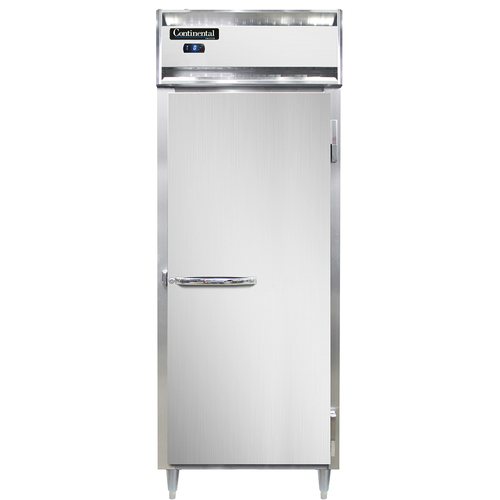 Continental Refrigerator D1FESNSA Designer Line Wide Freezer One Section Stainless Steel Self Contained 28-1/2 Inch