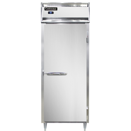 Continental Refrigerator D1RESNSA Designer Line Wide Refrigerator 28-1/2 inch One Section Stainless Steel
