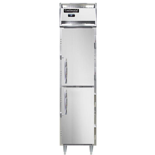 Continental Refrigerator D1RSENSSHD Designer Slim Line Refrigerator 17-3/4 inch One Section Stainless Steel