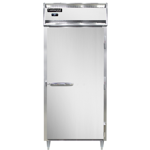 Continental Refrigerator D1RXNSA Designer Line Extra-Wide Refrigerator 36-1/4 inch One-Section Stainless Steel