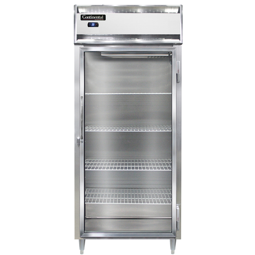 Continental Refrigerator D1RXSNSAGD Designer Line Extra-Wide Refrigerator 36-1/4 inch One-Section Stainless Steel