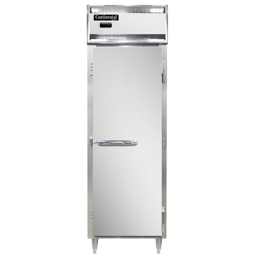 Continental Refrigerator DL1W-SA Designer Line Heated Cabinet 21 cu ft Stainless Steel Reach-In One Section