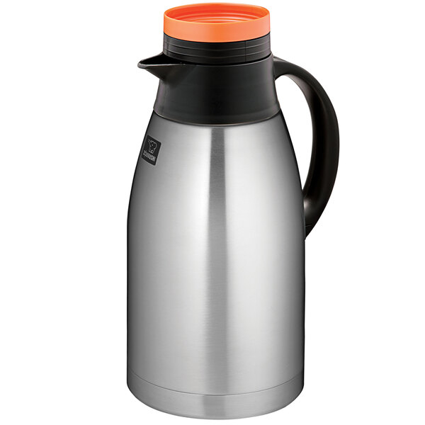 Zojirushi America SH-FB19DA Brew Thru Lid Orange Decaf Lid Vacuum Carafe
