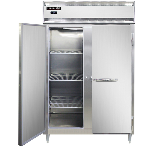 Continental Refrigerator D2FSNSS Designer Line Freezer Reach In 52W Two Section 32 Cu Ft Capacity Stainless Steel