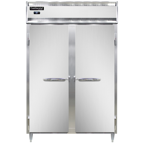 Continental Refrigerator D2RN Designer Line Refrigerator Two Section Self Contained Aluminum Stainless Steel Energy Star