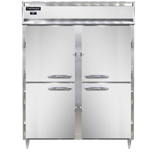 Continental Refrigerator D2RENHD Designer Line Wide Refrigerator 57 inch Two Section Self Contained Energy Star