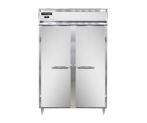 Continental Refrigerator D2RENSAHD Designer Line Wide Refrigerator 57 inch Two Section Stainless Steel Energy Star