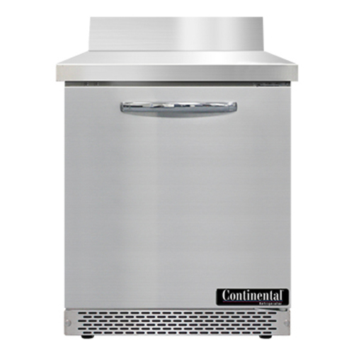 Continental Refrigerator SWF27NBS-FB Work Top Freezer Front Breather 27 inch 74 cu ft Capacity Stainless Steel