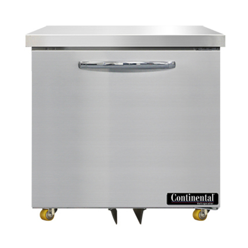 Continental Refrigerator SWF32N-U Undercounter Freezer 32 inch Wide 9 cu ft Capacity Stainless Steel Design