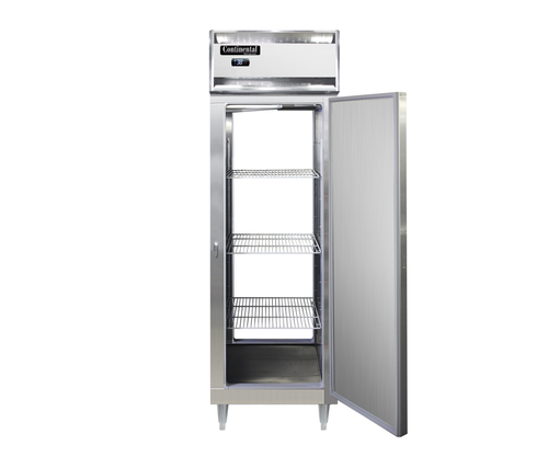 Continental Refrigerator D1FNSSPT Designer Line Freezer Pass-Thru One Section Stainless Steel Self-Contained