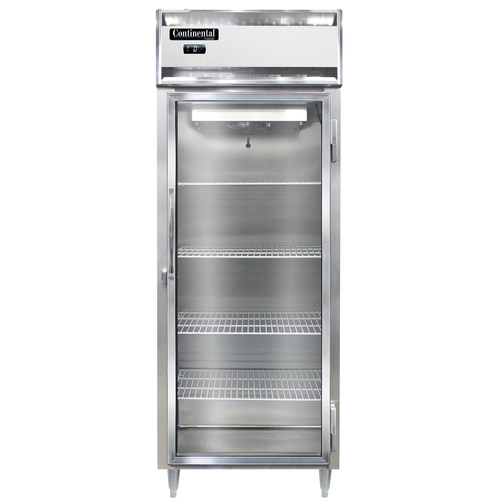 Continental Refrigerator D1FENSAGD Designer Line Wide Freezer Reach In 28-1/2W One Section Stainless Steel