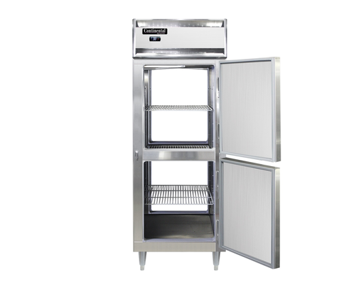 Continental Refrigerator D1FENSAPTHD Designer Line Wide Freezer Pass-Thru 28-1/2 Inch One Section Stainless Steel