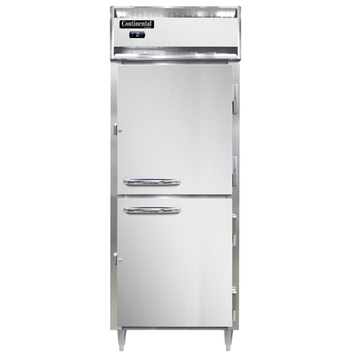 Continental Refrigerator D1FENSSHD Designer Line Wide Freezer Reach In 28-1/2W One Section Stainless Steel