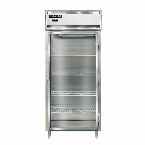 Continental Refrigerator D1FXNSSGD Designer Extra-Wide Freezer Reach-In 36-1/4W One-Section Stainless Steel