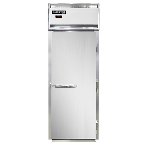 Continental Refrigerator DL1WI-SS Designer Line Warmer Roll-in One-Section Stainless Steel Full-Height Solid Door