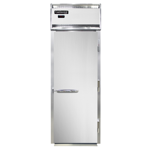 Continental Refrigerator DL1WI-SS-E Designer Line Extra-High Warmer Roll-In One-Section Stainless Steel Cabinet