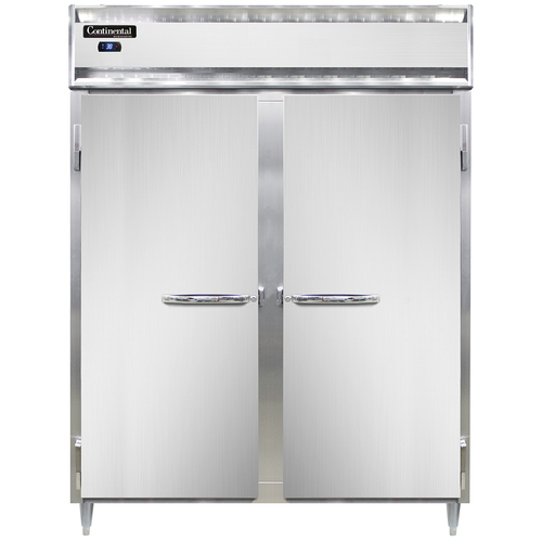 Continental Refrigerator D2RESNSS Designer Line Wide Refrigerator 57 inch Two Section Stainless Steel