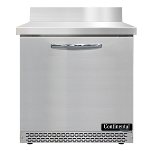 Continental Refrigerator SWF32NBS-FB Work Top Freezer Front Breather 32W 9 cu ft Stainless Steel One Section