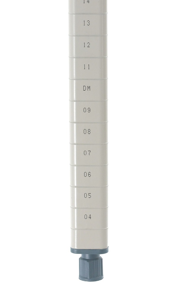 MetroMax MQ33PE Industrial Shelving Post, Epoxy Coated Steel, 33" H